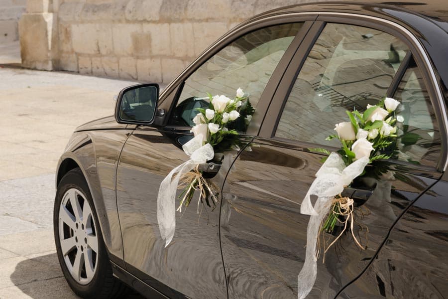 Coches nupciales en Ribadeo